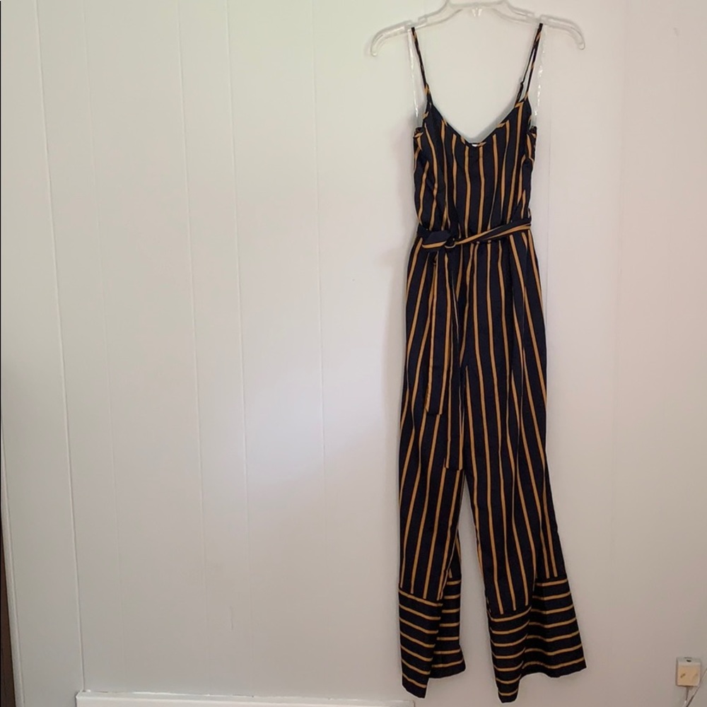 Striped jumpsuit